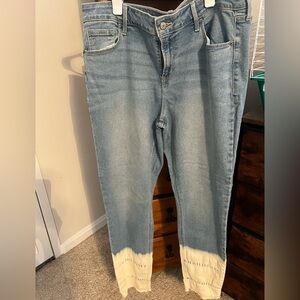 Old Navy Rockstar Super Skinny A Mid- Rise Women's Size 14 Tall Blue Denim Jeans